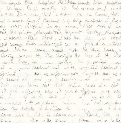 A page of a handwritten letter